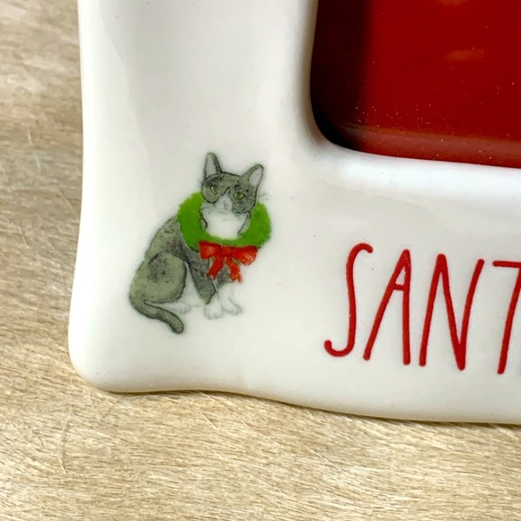 RAE DUNN Christmas “Santa CLAWS” Cat Photo Frame - Picture 2 of 6